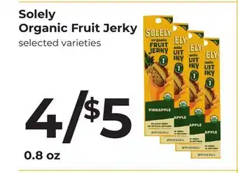 Lifethyme Solely Organic Fruit Jerky offer