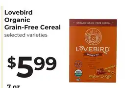 Lifethyme Lovebird Organic Grain-Free Cereal offer