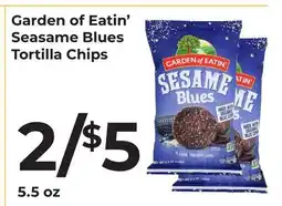 Lifethyme Garden of Eatin' Sesame Blues Tortilla Chips offer