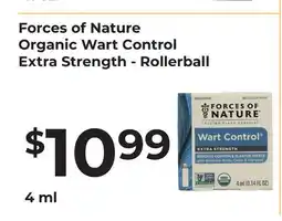 Lifethyme Forces of Nature Organic Wart Control Extra Strength - Rollerball offer