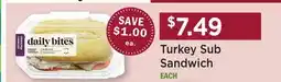 Heinen's Daily bites Turkey Sub Sandwich offer