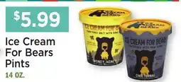 Heinen's Ice Cream For Bears Pints offer