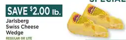Heinen's Jarlsberg Swiss Cheese Wedge offer