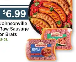Heinen's Johnsonville Raw Sausage or Brats offer