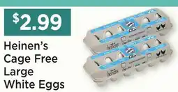 Heinen's Heinen's Cage Free Large White Eggs offer