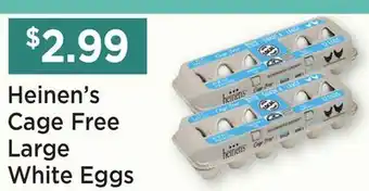 Heinen's Heinen's Cage Free Large White Eggs offer