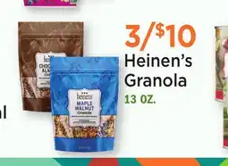 Heinen's Heinen's Granola offer