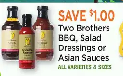 Heinen's Two Brothers BBQ, Salad Dressings or Asian Sauces offer