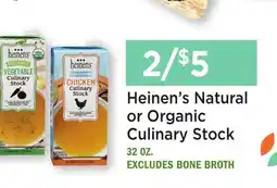 Heinen's Heinen's Natural or Organic Culinary Stock offer