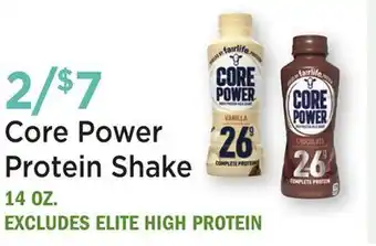 Heinen's Core Power Protein Shake offer