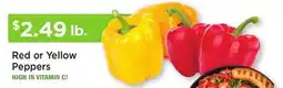 Heinen's Red or Yellow Peppers offer