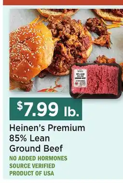 Heinen's Heinen's Premium 85% Lean Ground Beef offer
