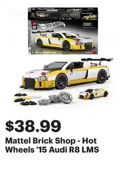 Best Buy Mattel Brick Shop - Hot Wheels '15 Audi R8 LMS offer