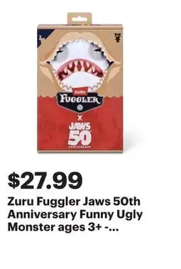 Best Buy Zuru Fuggler Jaws 50th Anniversary Funny Ugly Monster ages 3+ - Assorted Pre-Pack offer