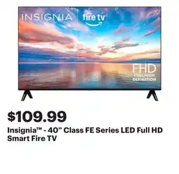 Best Buy Insignia - 40 Class FE Series LED Full HD Smart Fire TV offer