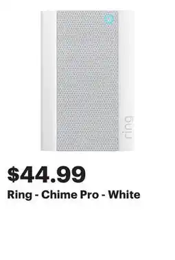 Best Buy Ring - Chime Pro - White offer