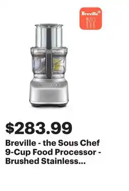 Best Buy Breville - the Sous Chef 9-Cup Food Processor - Brushed Stainless Steel offer
