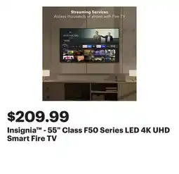 Best Buy Insignia - 55 Class F50 Series LED 4K UHD Smart Fire TV offer