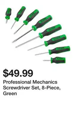 Harbor Freight Tools Professional Mechanics Screwdriver Set, 8-Piece, Green offer