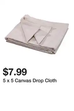 Harbor Freight Tools 5 x 5 Canvas Drop Cloth offer