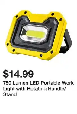 Harbor Freight Tools 750 Lumen LED Portable Work Light with Rotating Handle/Stand offer