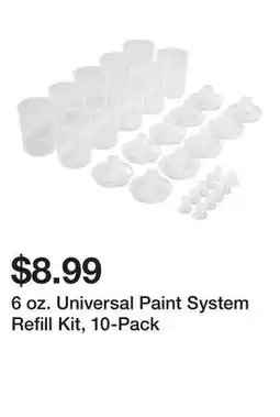 Harbor Freight Tools 6 oz. Universal Paint System Refill Kit, 10-Pack offer