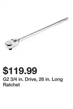 Harbor Freight Tools G2 3/4 in. Drive, 26 in. Long Ratchet offer