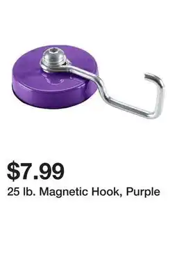 Harbor Freight Tools 25 lb. Magnetic Hook, Purple offer