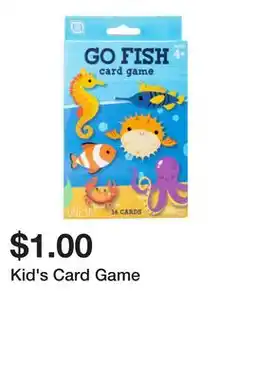 Five Below Kid's Card Game offer