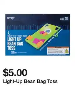 Five Below Light-Up Bean Bag Toss offer
