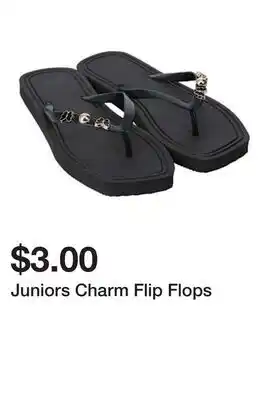 Five Below Juniors Charm Flip Flops offer
