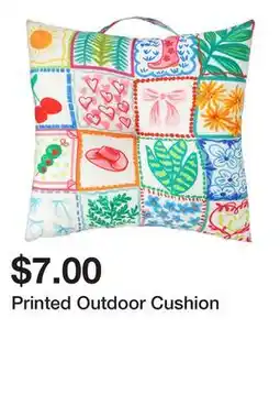 Five Below Printed Outdoor Cushion offer