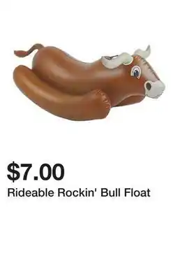 Five Below Rideable Rockin' Bull Float offer