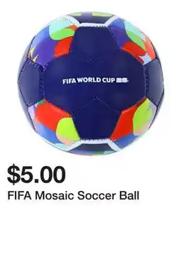 Five Below FIFA Mosaic Soccer Ball offer