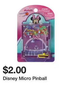 Five Below Disney Micro Pinball offer