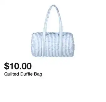 Five Below Quilted Duffle Bag offer