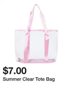 Five Below Summer Clear Tote Bag offer