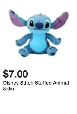 Five Below Disney Stitch Stuffed Animal 8.6in offer