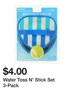 Five Below Water Toss N' Stick Set 3-Pack offer