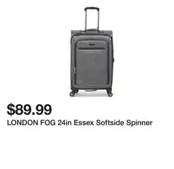 Marshalls LONDON FOG 24in Essex Softside Spinner offer