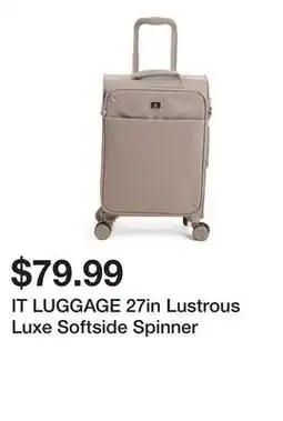 Marshalls IT LUGGAGE 27in Lustrous Luxe Softside Spinner offer