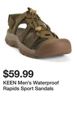 Marshalls KEEN Men's Waterproof Rapids Sport Sandals offer