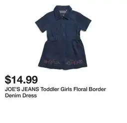 Marshalls JOE'S JEANS Toddler Girls Floral Border Denim Dress offer