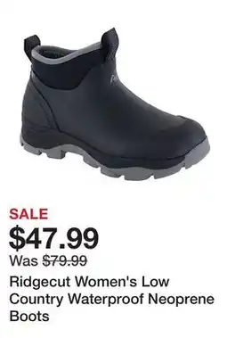 Tractor Supply Company Ridgecut Women's Low Country Waterproof Neoprene Boots offer