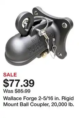 Tractor Supply Company Wallace Forge 2-5/16 in. Rigid Mount Ball Coupler, 20,000 lb offer