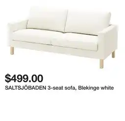Ikea SALTSJÖBADEN 3-seat sofa, Blekinge white offer