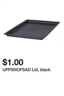 Ikea UPPSNOFSAD Lid, black offer