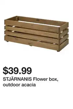 Ikea STJÄRNANIS Flower box, outdoor acacia offer