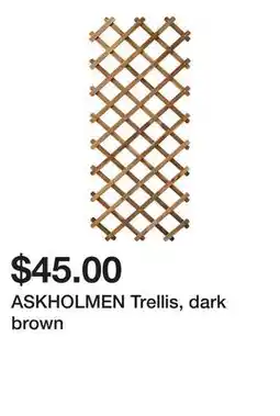 Ikea ASKHOLMEN Trellis, dark brown offer