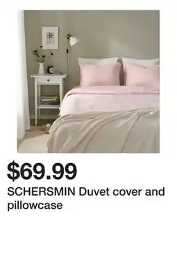 Ikea SCHERSMIN Duvet cover and pillowcase offer